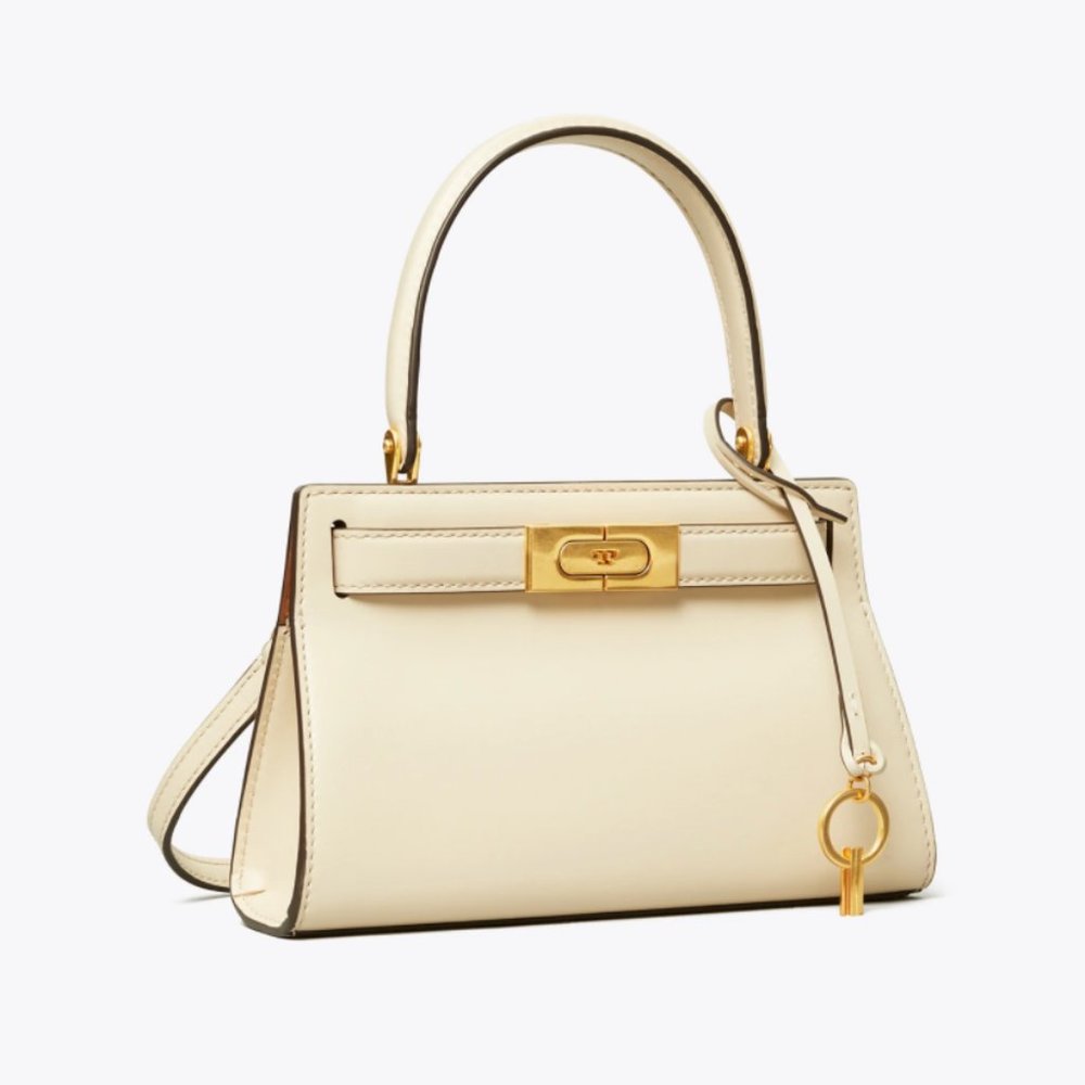 TORY BURCH LEE RADZIWILL PETITE BAG in Cream (LIKE NEW - worn once!)